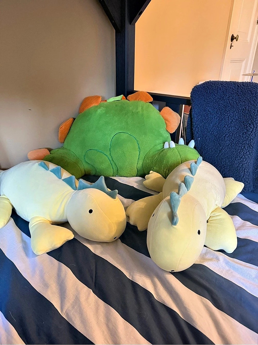 Pillowfort Dinosaur Weighted Plush Kids Throw Pillow Green & Yellow